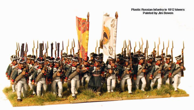RN 20 Russian Napoleonic Infantry 1809-1814 ( 40 figures)