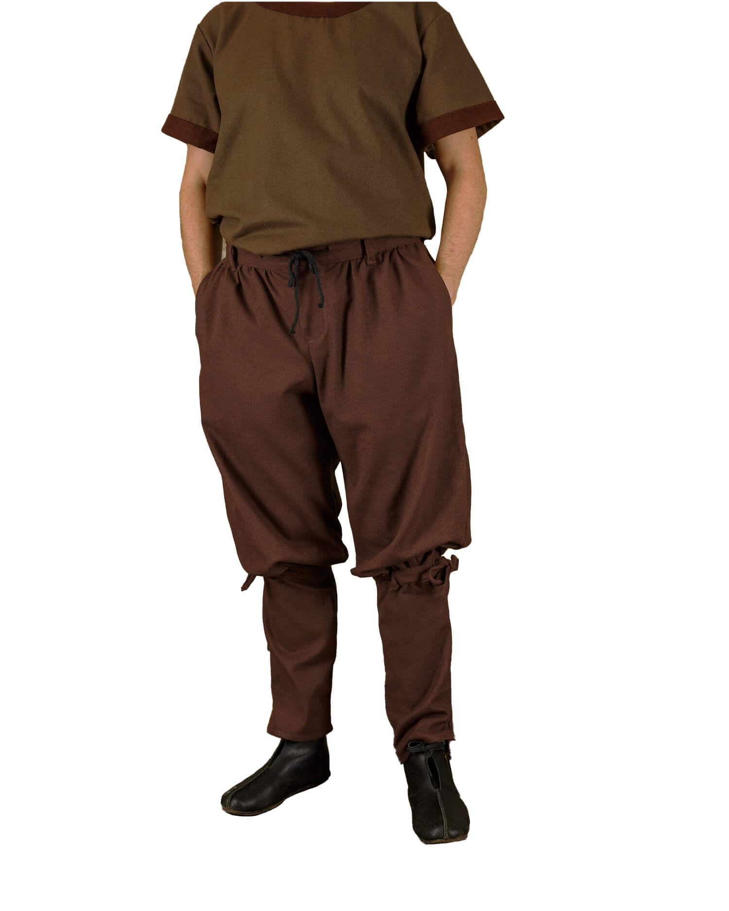 Ketill Canvas Pants Cuffed Medieval Trousers