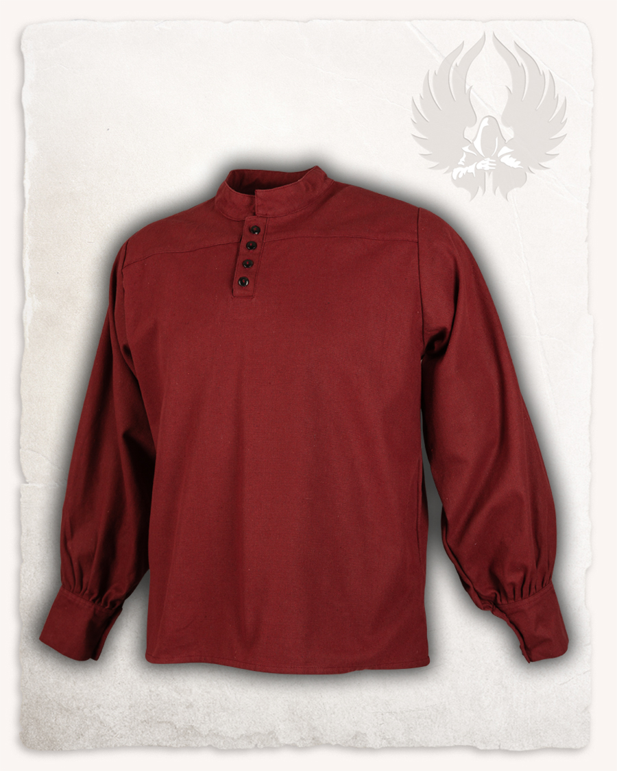 Bartold Hemd canvas bordeaux XL