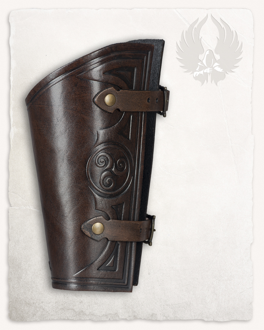 Artemis Bogenschützen Armschutz celtic groß braun