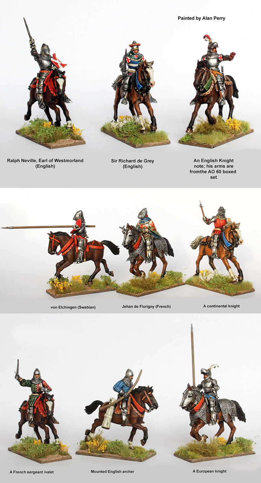 AO70 Agincourt Mounted Knights 1415-29