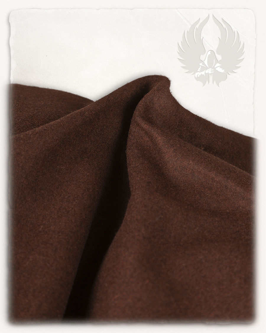 Wool fabric 380g/m² brown