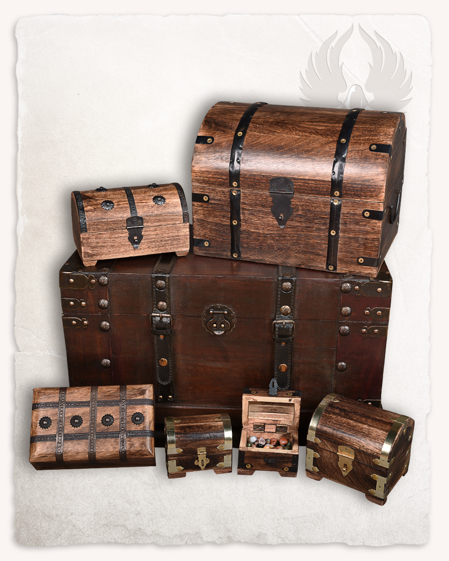 Chest with semi-precious stones