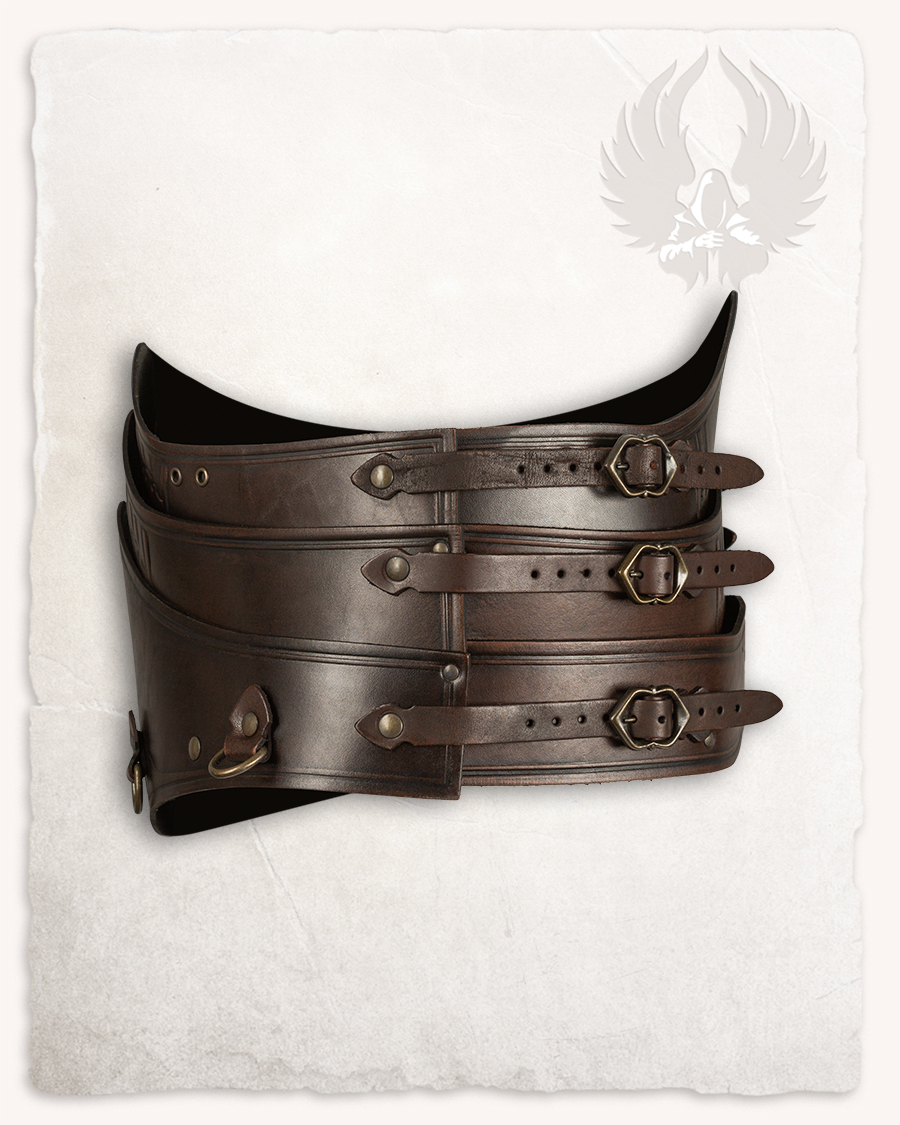 Lancelot - ceinture d'armure brune