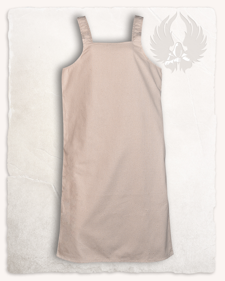 Esther apron dress cream