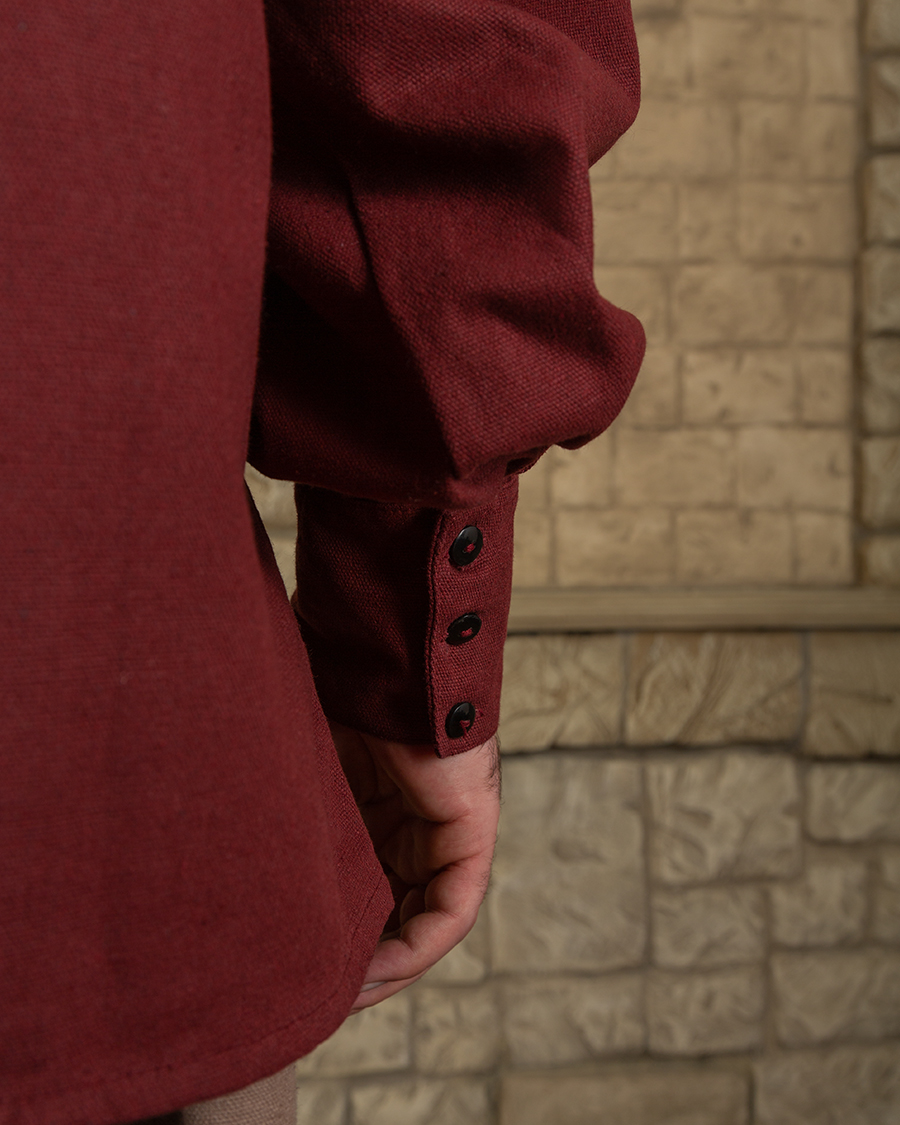 Bartold Hemd canvas bordeaux XXL