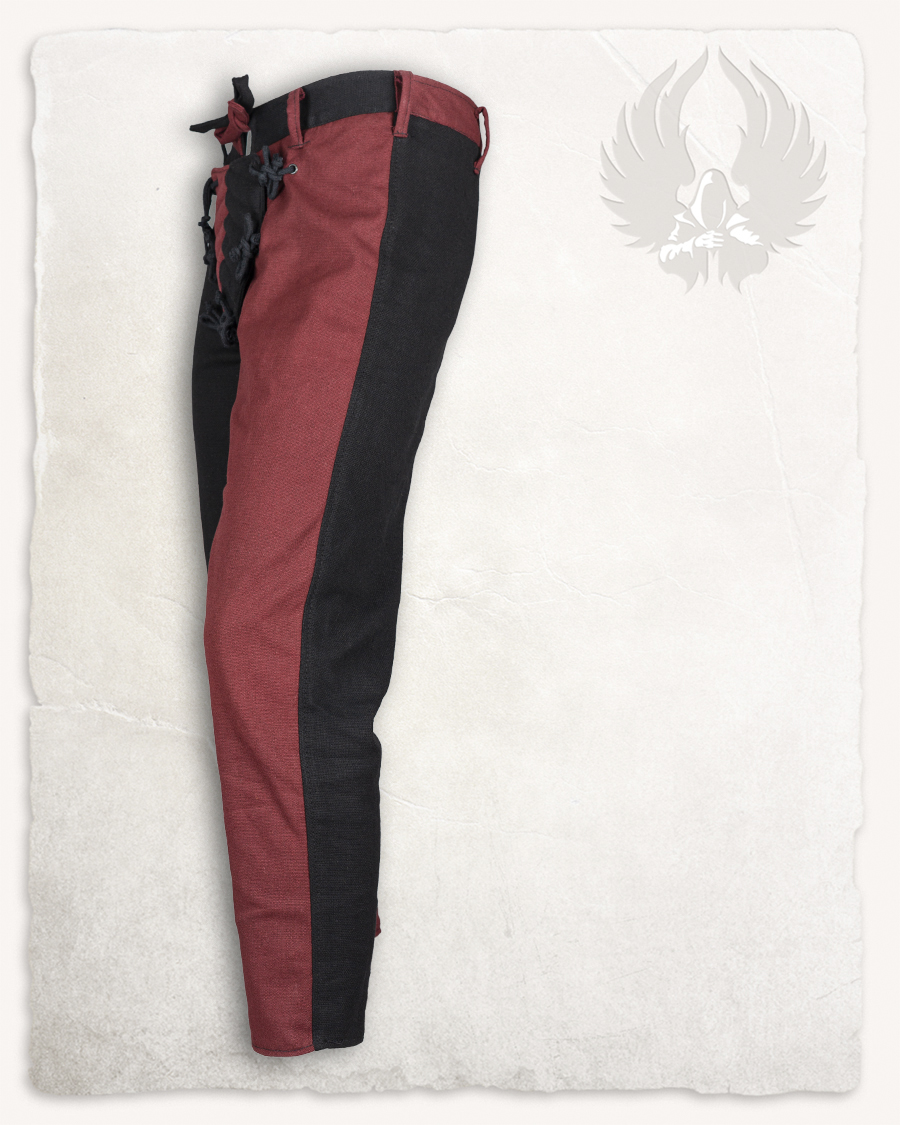 Gustav - Pantalon noir et rouge