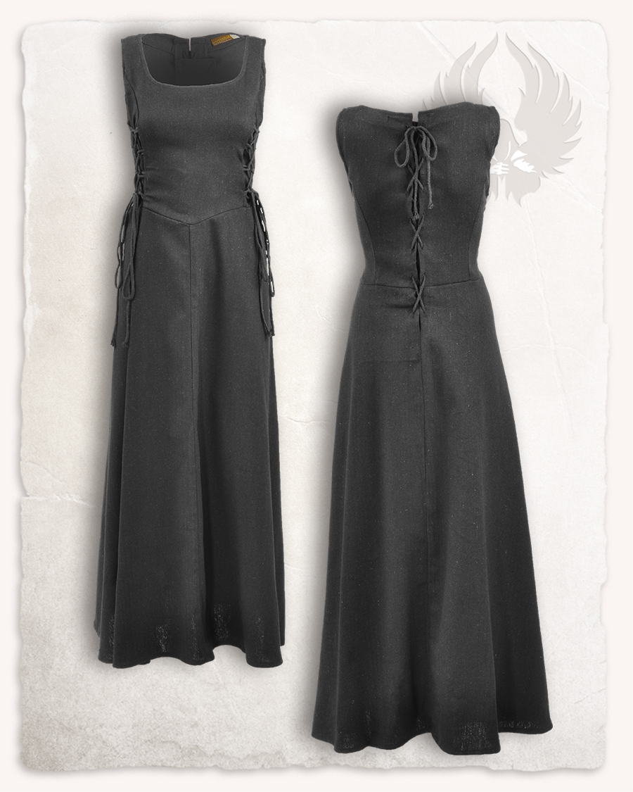Uma Kleid canvas schwarz XL