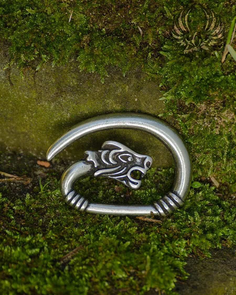 Warulf Spiral-Haken Silber