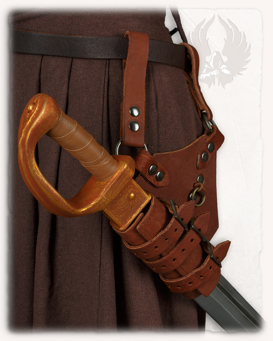 Geralt Schwerthalter schräg schwarz Rechtshänder