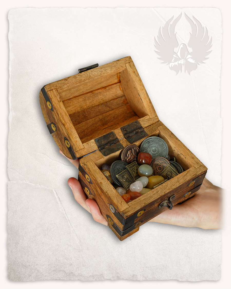 Chest with semi-precious stones