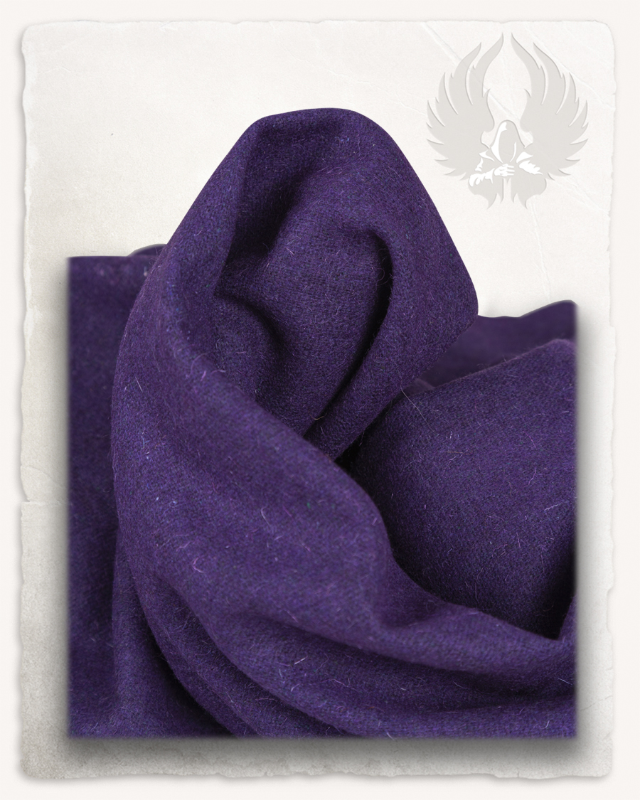 Wool fabric 380g/m² purple