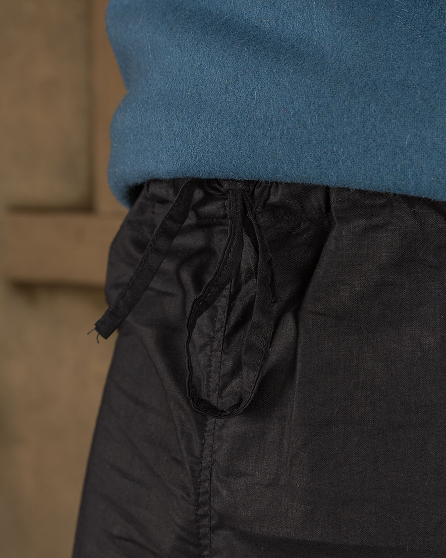 Pantaloni in cotone Philipp nero
