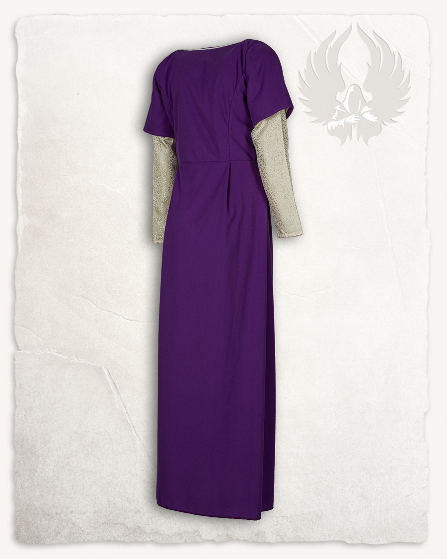 Madeline dress purple/cream Discontinued