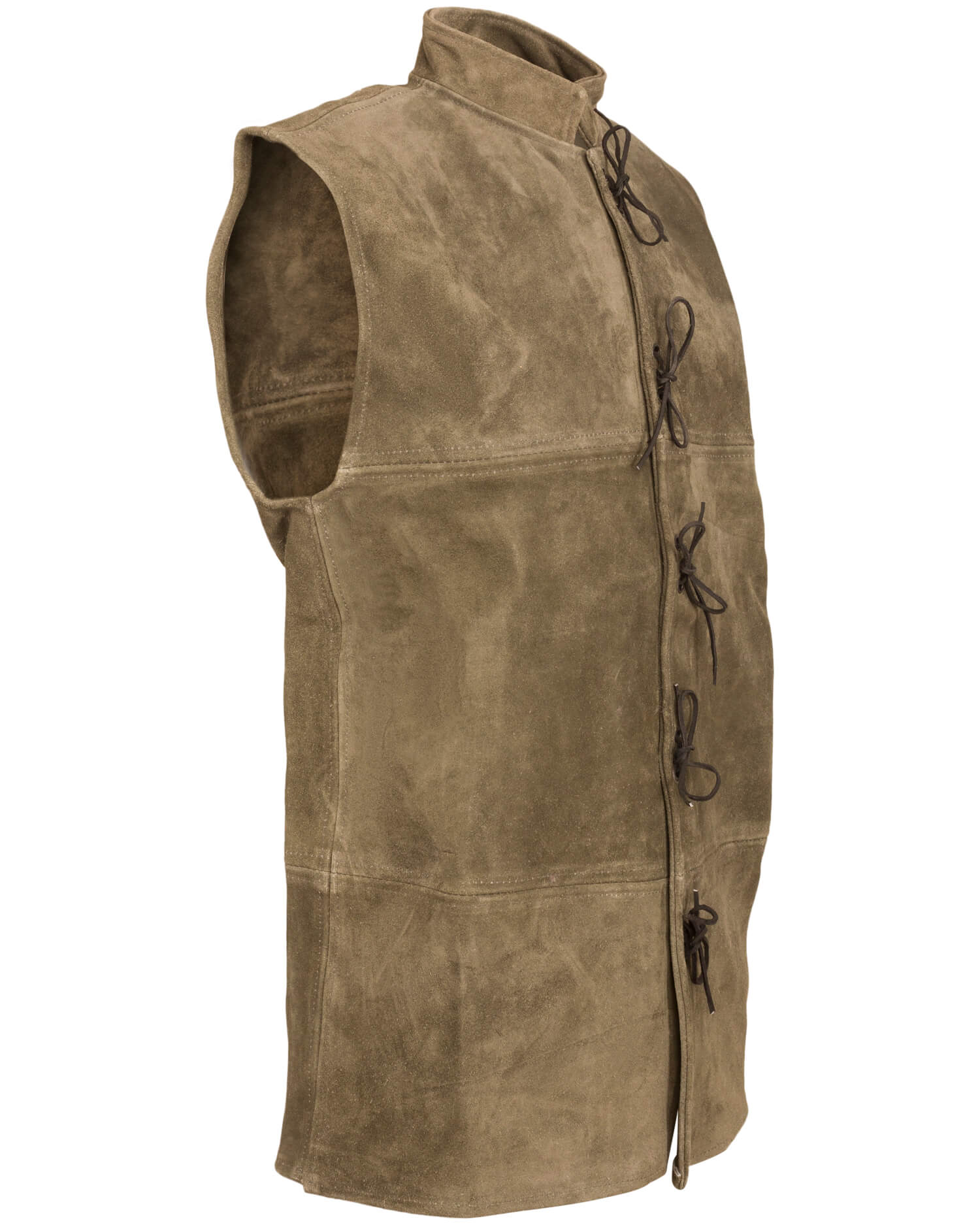 Laertes vest suede olive