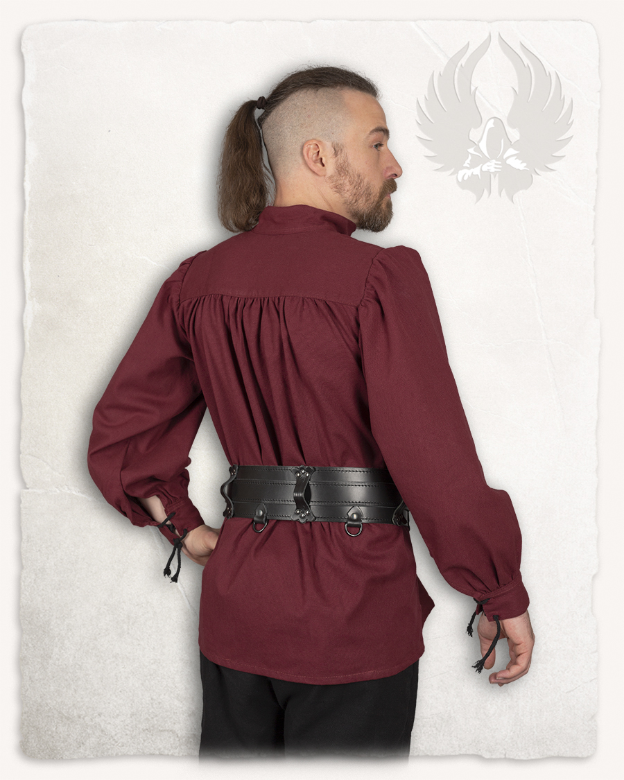 Ansgar Hemd Canvas bordeaux XL