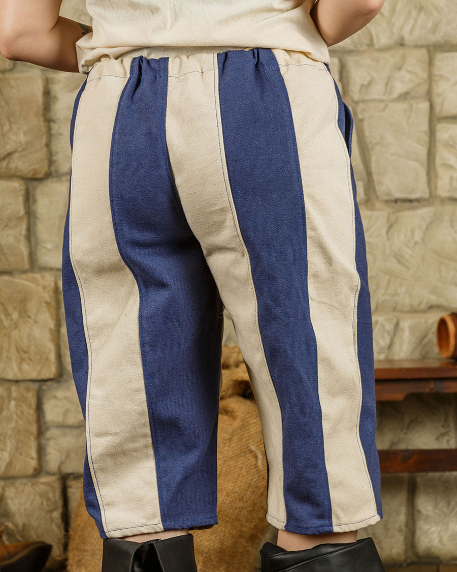 Jack pirate pants blue/cream