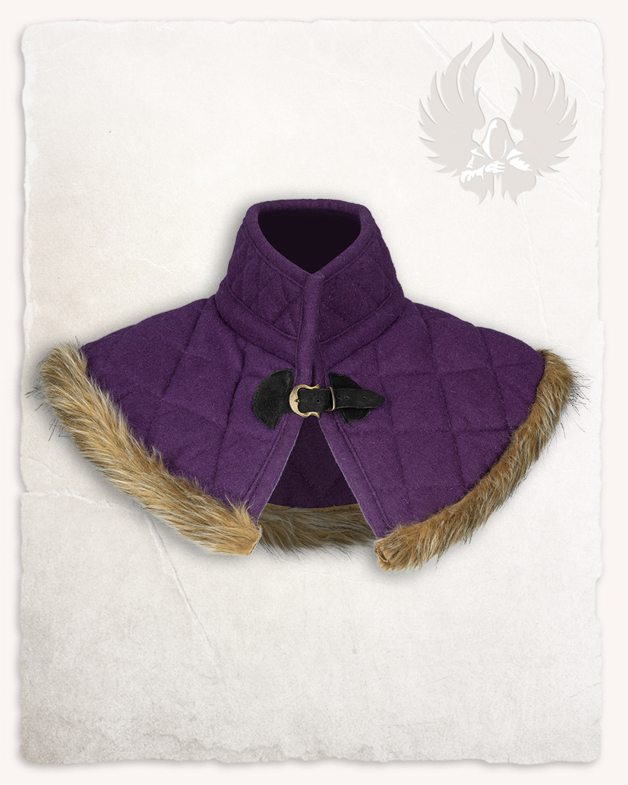 Nimue - Gorgerin violet en laine - Edition Limitée