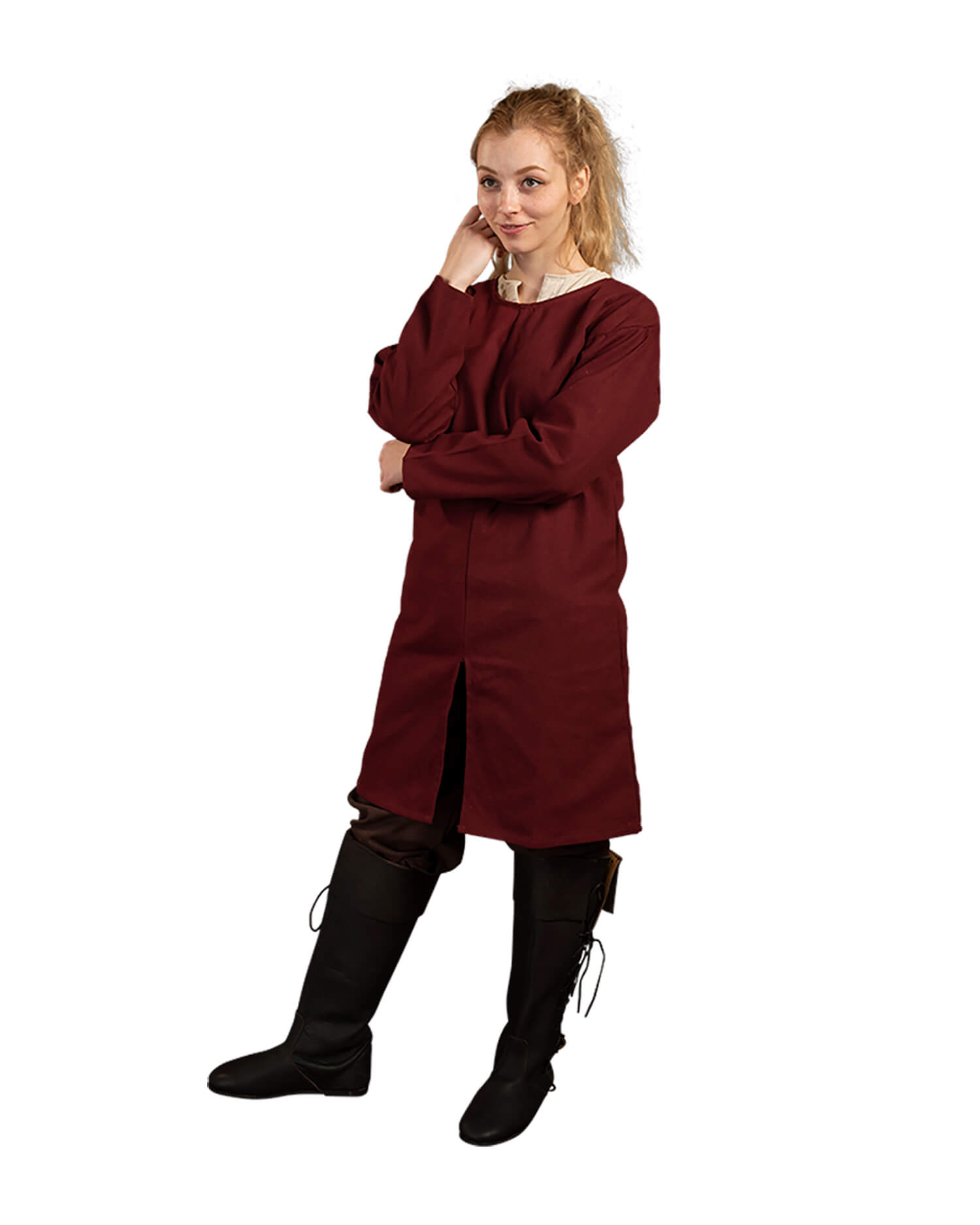 Gadaric tunic canvas bordeaux 