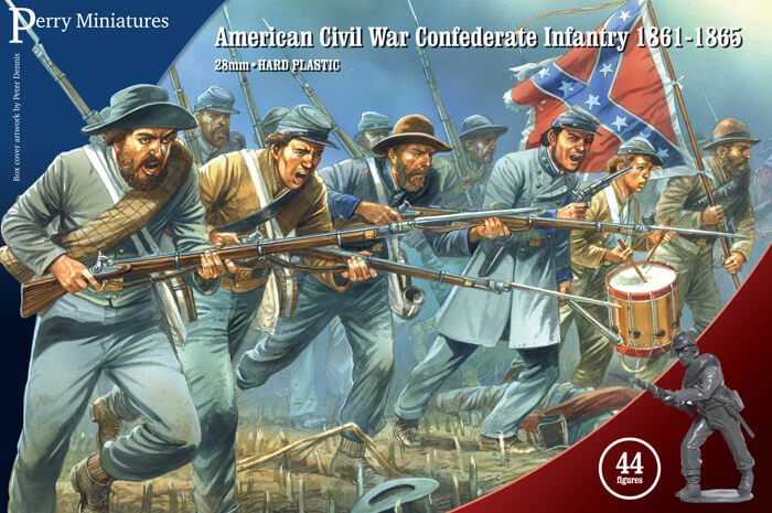 ACW 80 American Civil War Confederate Infantry 1861-65