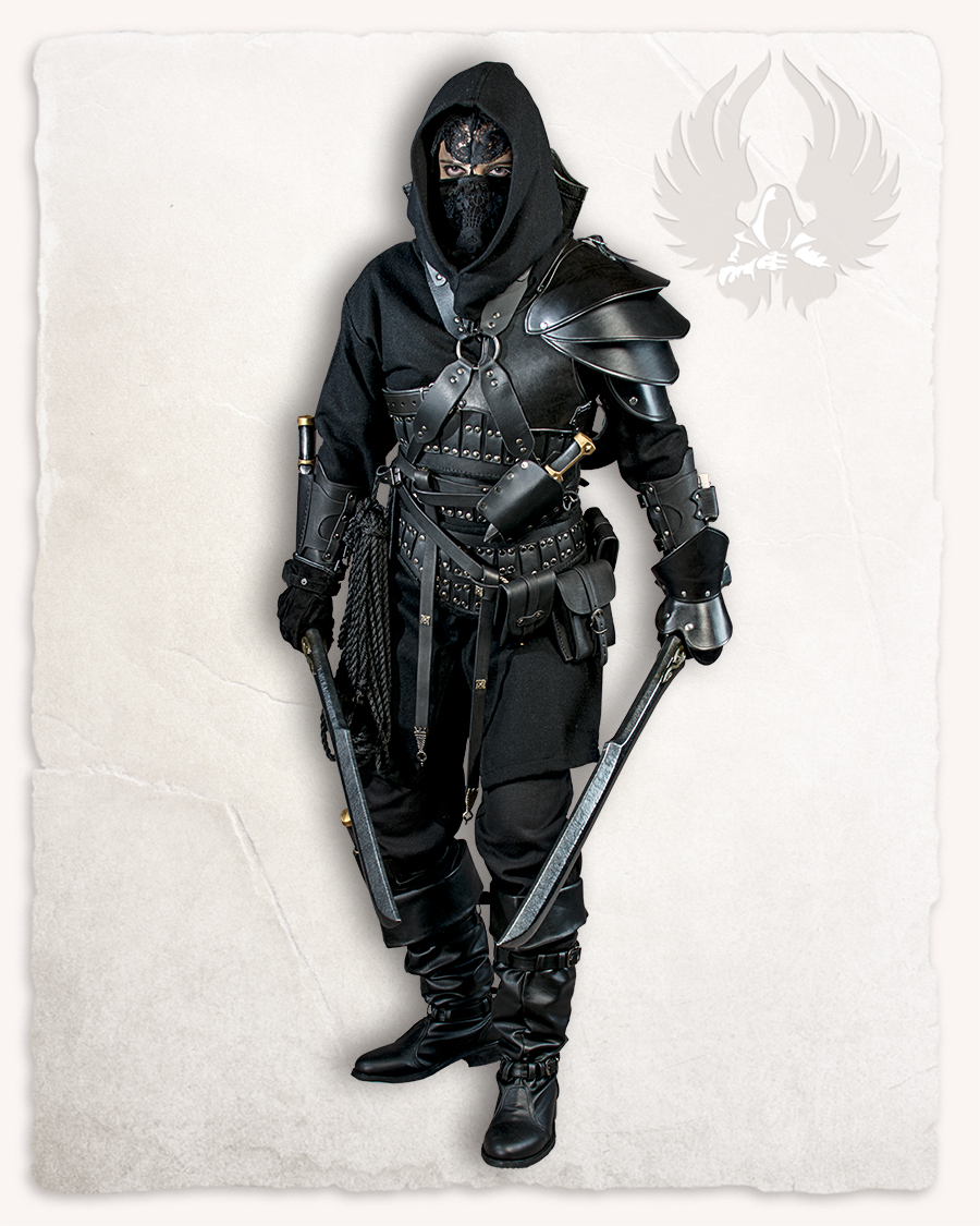 Geralt Armschiene für Wurfmesser links schwarz