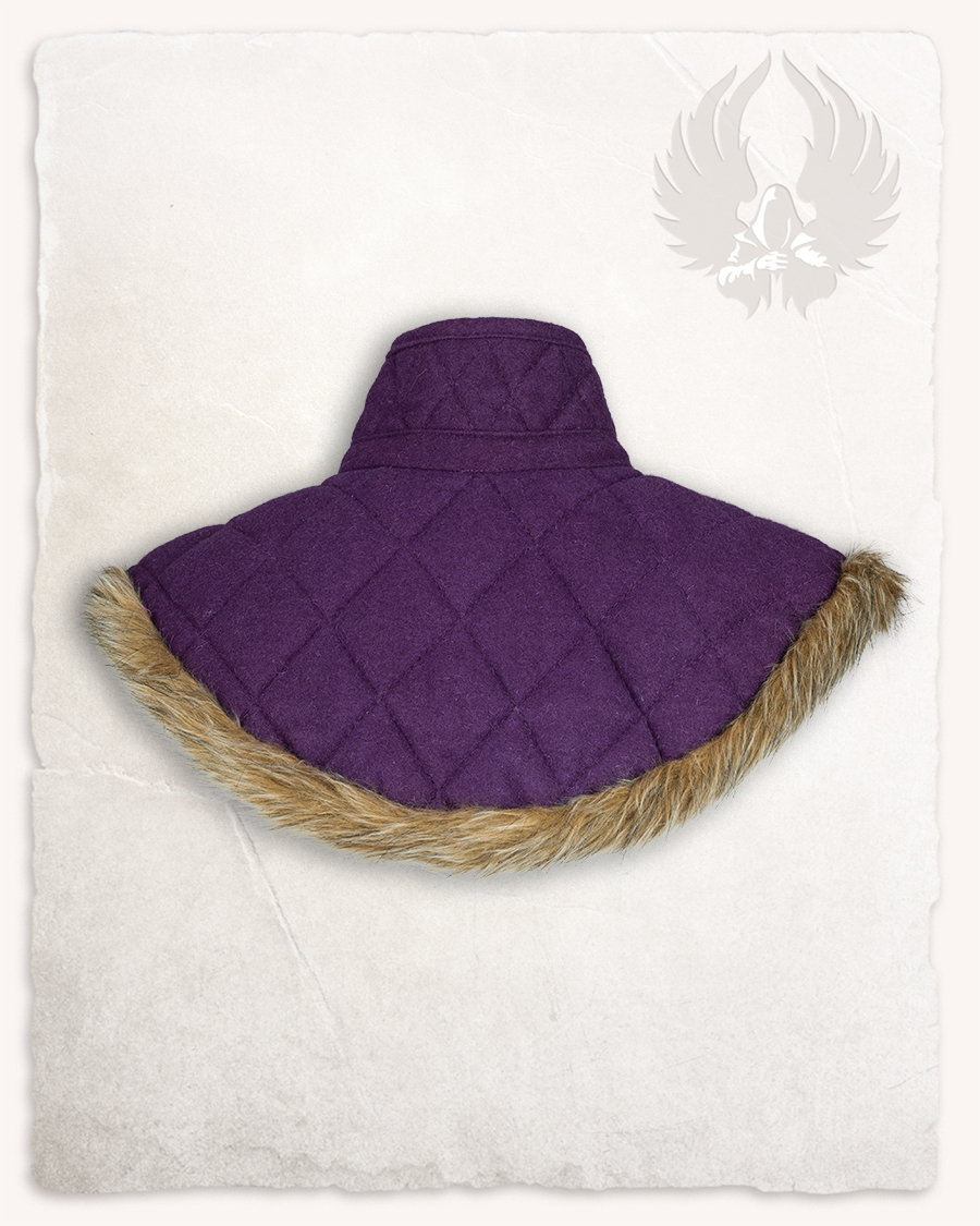 Nimue lined collar wool purple LIMITED EDITION