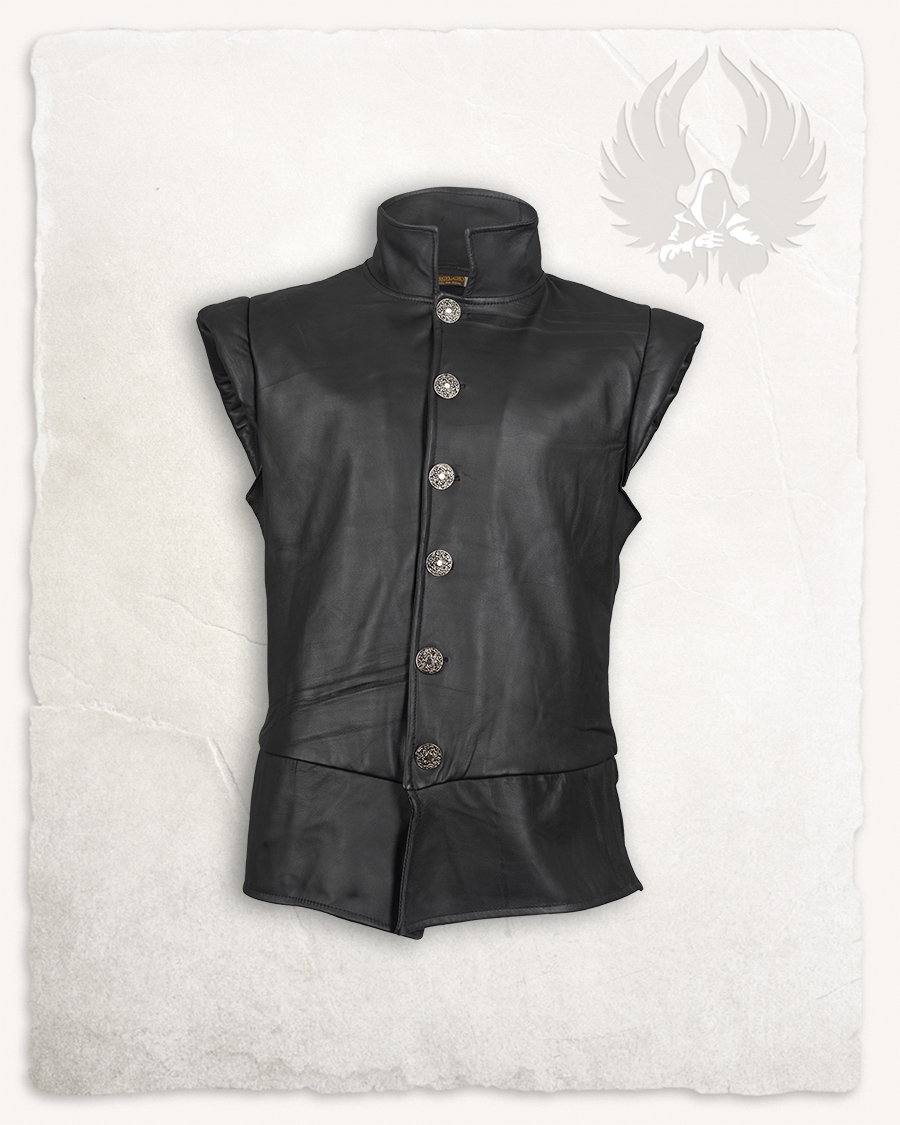 Tilly doublet leather black