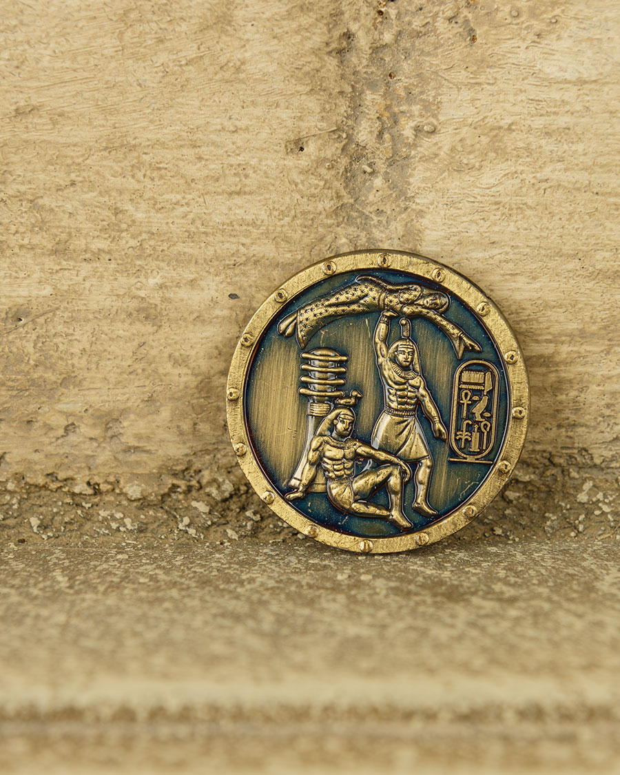 Larpmünze Ägypter Gold