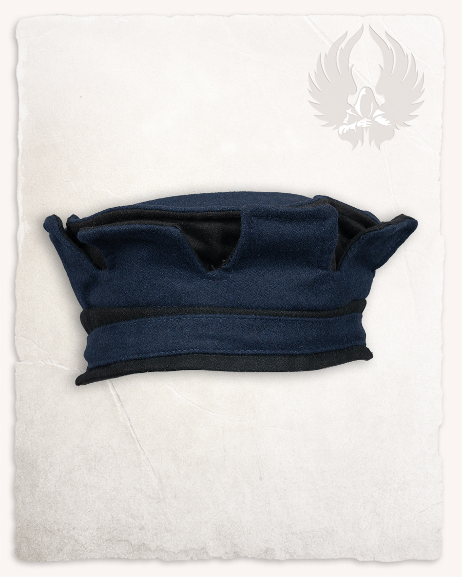 Lorenz - Chapeau noir et bleu pour homme