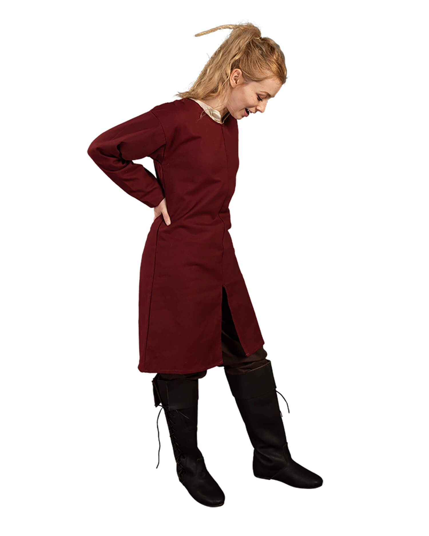 Gadaric tunic canvas bordeaux 