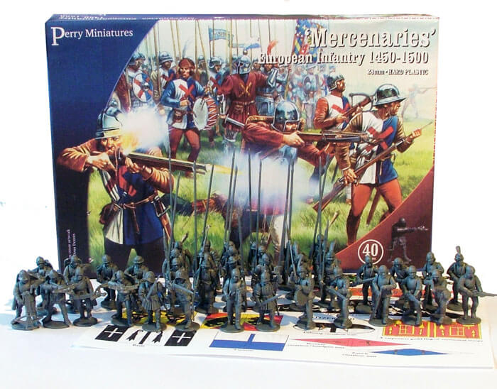  WR20 Plastic 18Mercenaries 19, European Infantry 1450-1500