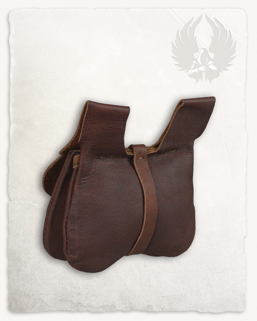 Calvert kidney-shaped belt bag large brown