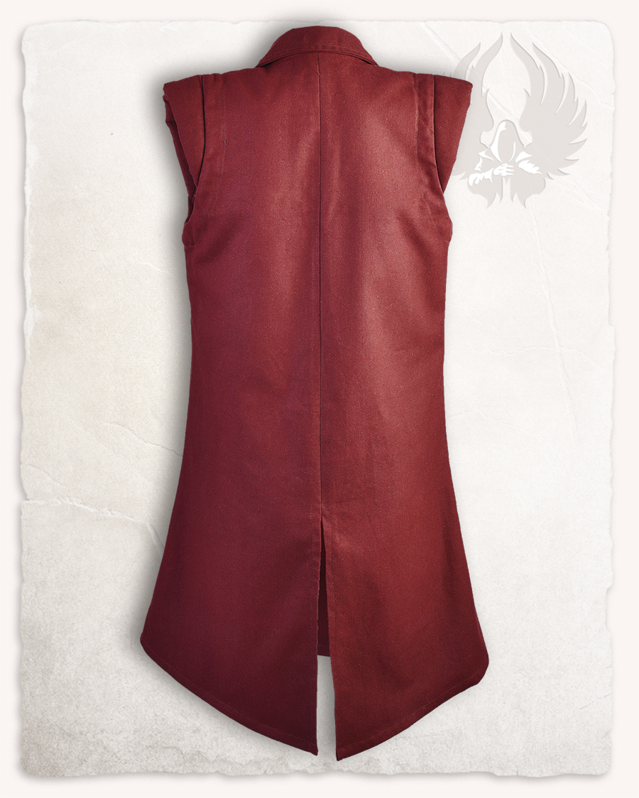 Tilly vest premium cotton bordeaux