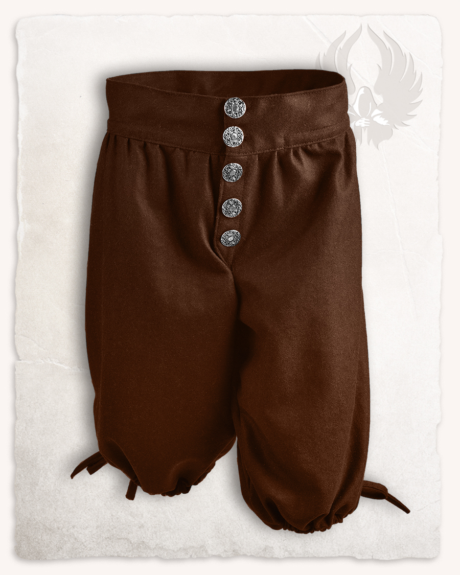 Tilly - Pantalon marron en laine