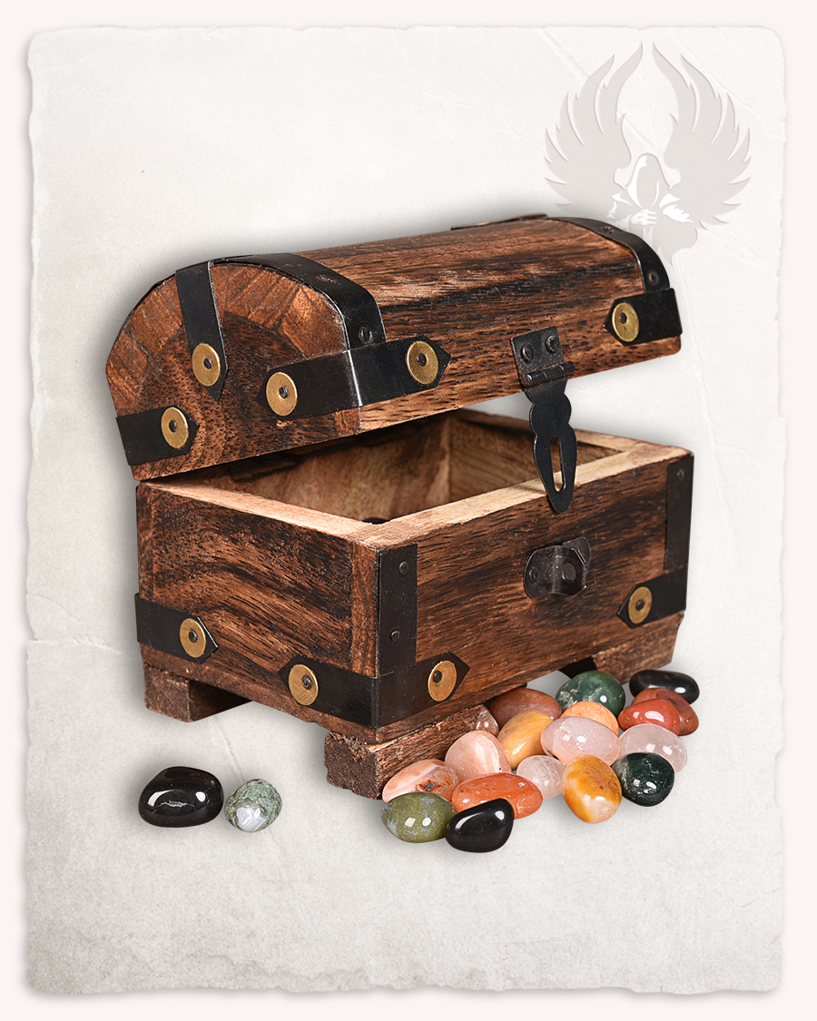 Chest with semi-precious stones