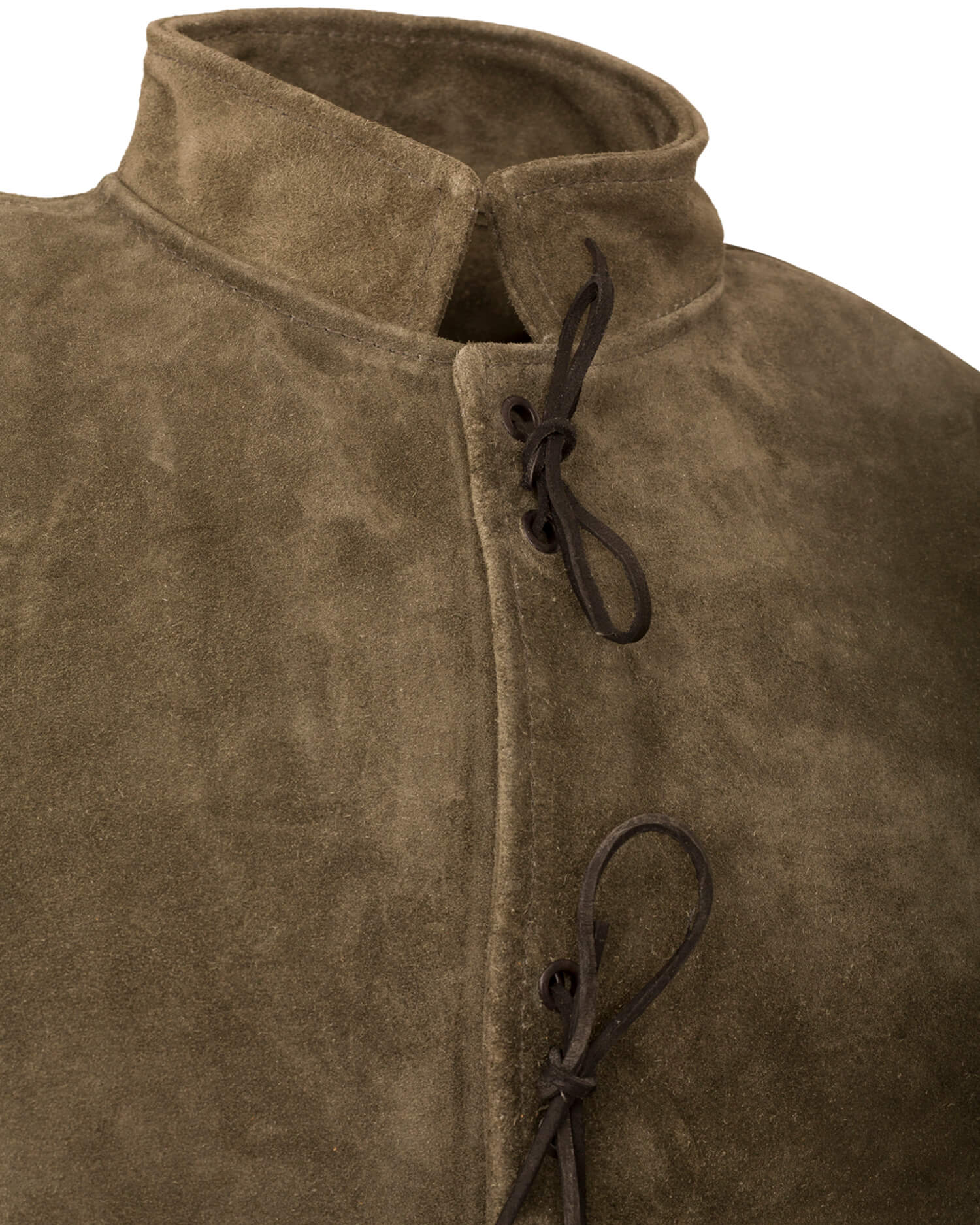 Laertes vest suede olive