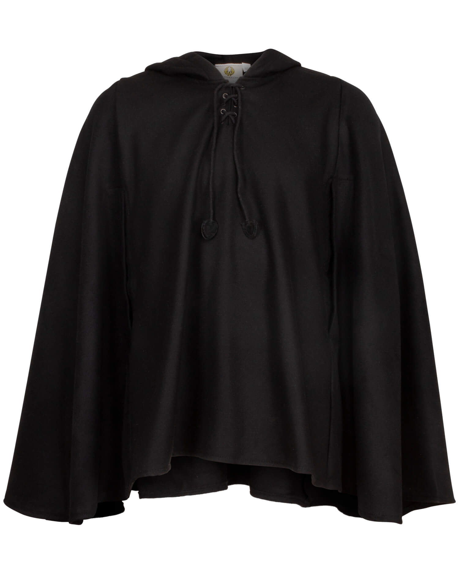 Raven Cape wool black