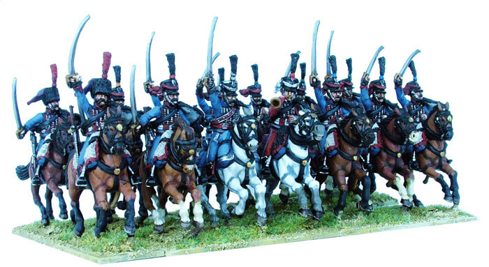 FN140 Plastic French Napoleonic Hussar box set (14 hussars) 