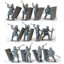 VXA042  Persian Unarmoured Spearmen