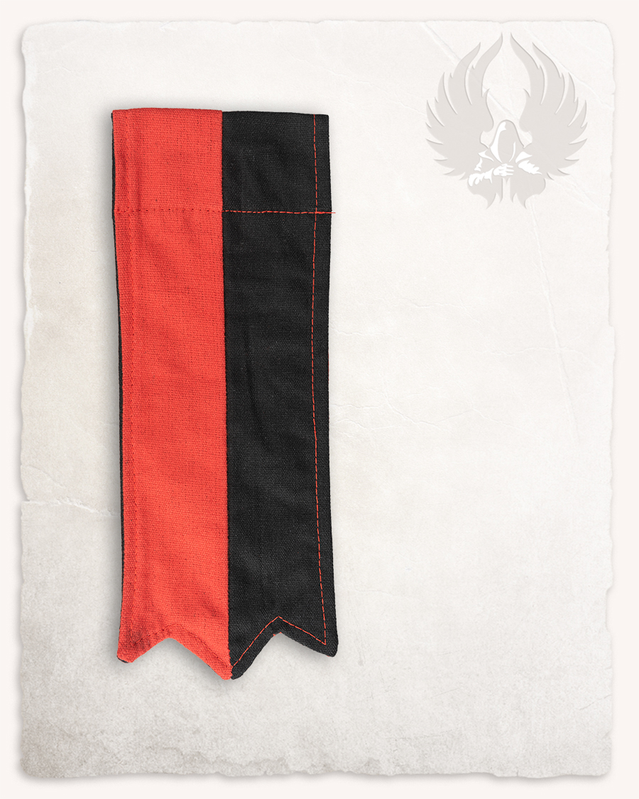 Korbin - Insigne de ceinture rouge et noir